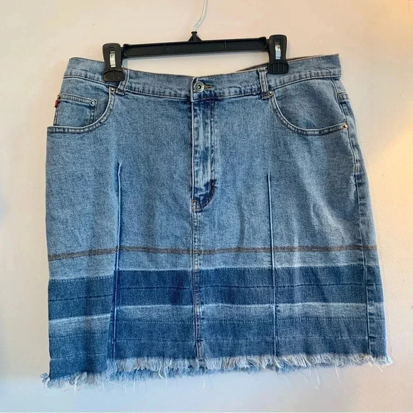 Zana di Denim Skirt Size 20 Y2K - Picture 2 of 8